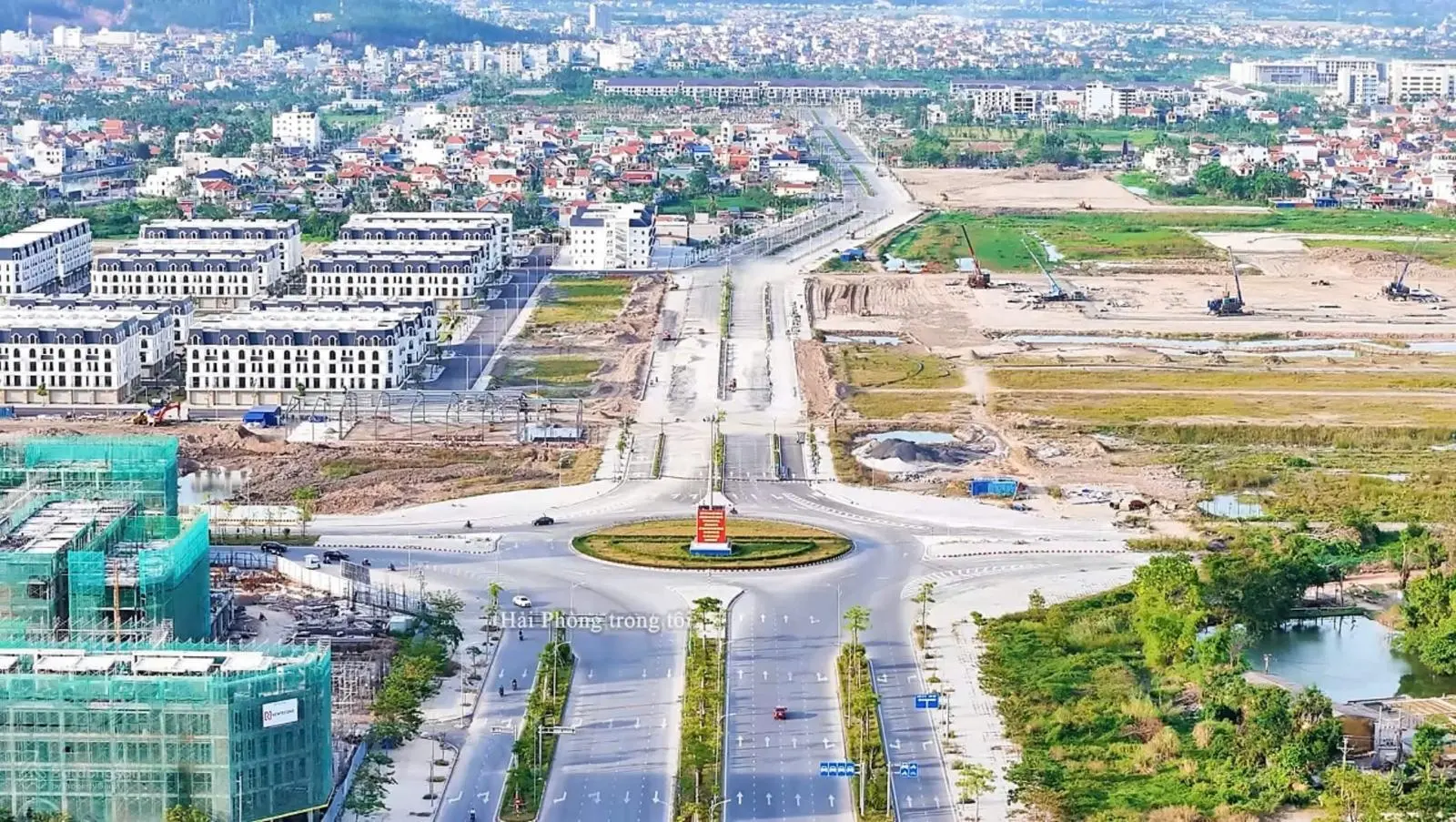 TĐC Áp Tràn - khu đô thị Bắc Sông Cấm, Dương Quan, Thủy Nguyên, đường Đỗ Mười đã thông