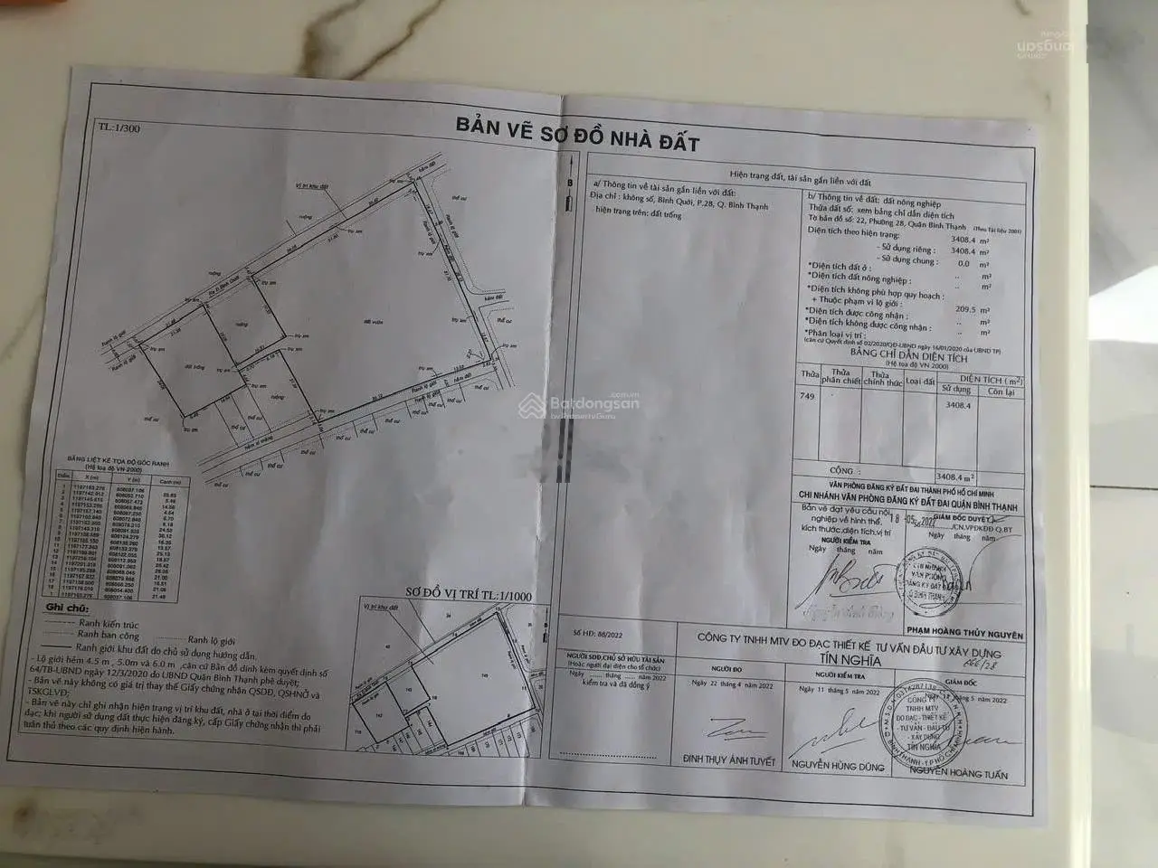 Kẹt vốn ngân hàng bán gấp miếng đất lớn có sổ 3408,4m2, thổ cư 552m2, giá 145 tỷ