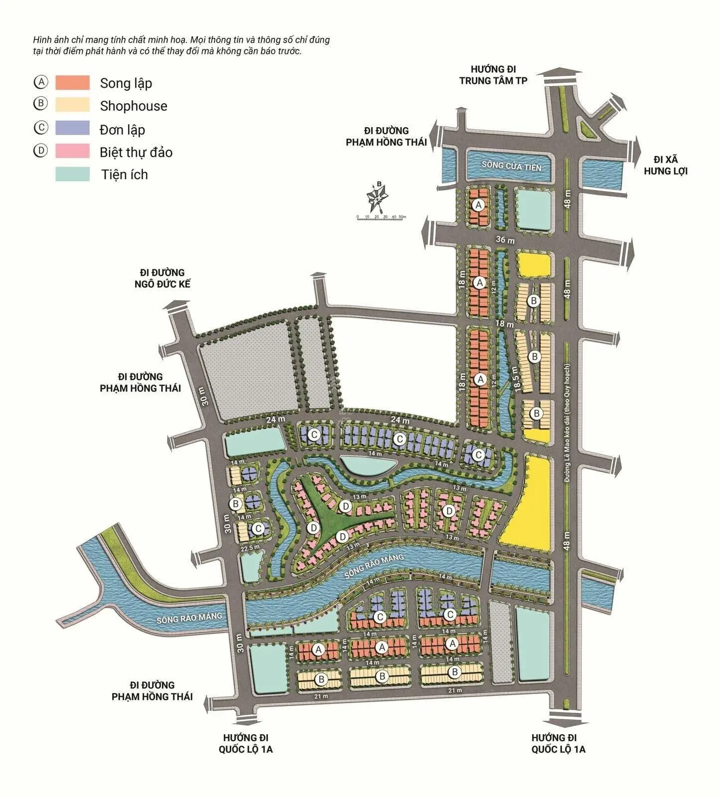 CC chủ bán, BT song lập Giáng Hương - CH đầu tư chiến lược tại DA VIP Vinh Heritage - TT TP Vinh