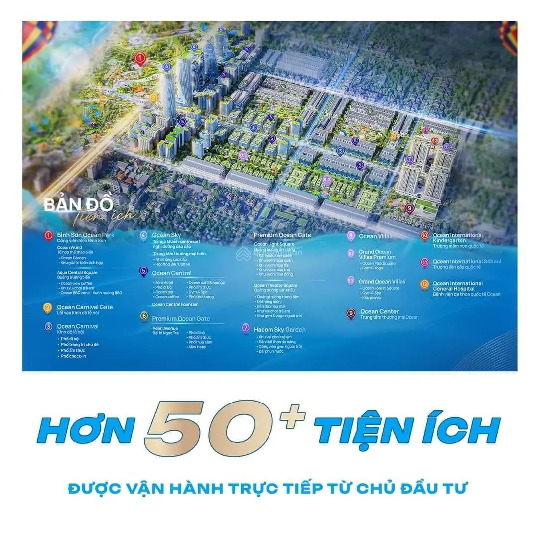 Siêu phẩm nhà phố mặt biển Bình Sơn Ocean Park chỉ từ 6 tỷ 3 nhận nhà ngay, sổ hồng trao tay