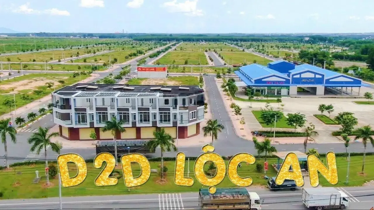 Đất sân bay Long Thành - khu D2D Lộc An - DT: 90m2 giá 2tỷ6, sổ hồng riêng, full thổ cư