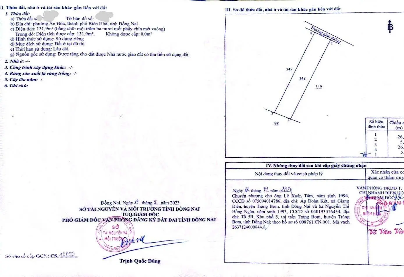 Đất ngộp gần QL51 130m2 SHR thổ cách bệnh viện Shingmark Biên Hòa Đồng Nai 10p giá rẻ chỉ 11tr5/m2