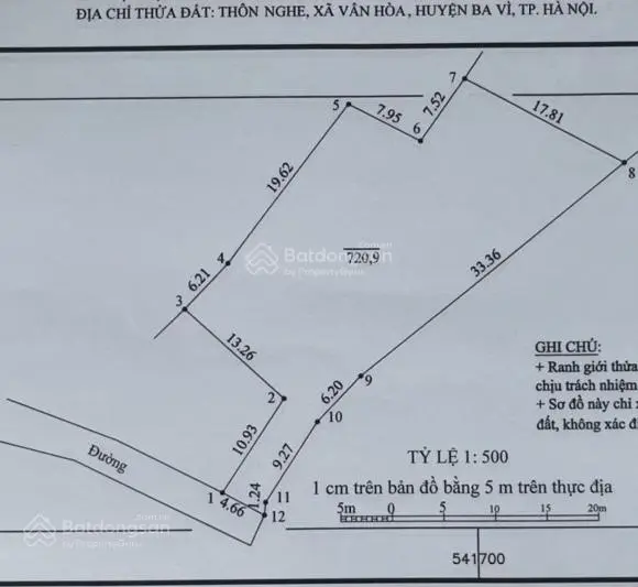 Bán đất gần Vườn Quốc gia Ba Vì sổ đỏ 720m có 150m2 thổ cư 2 sổ đỏ mới săn từ dân giá tốt