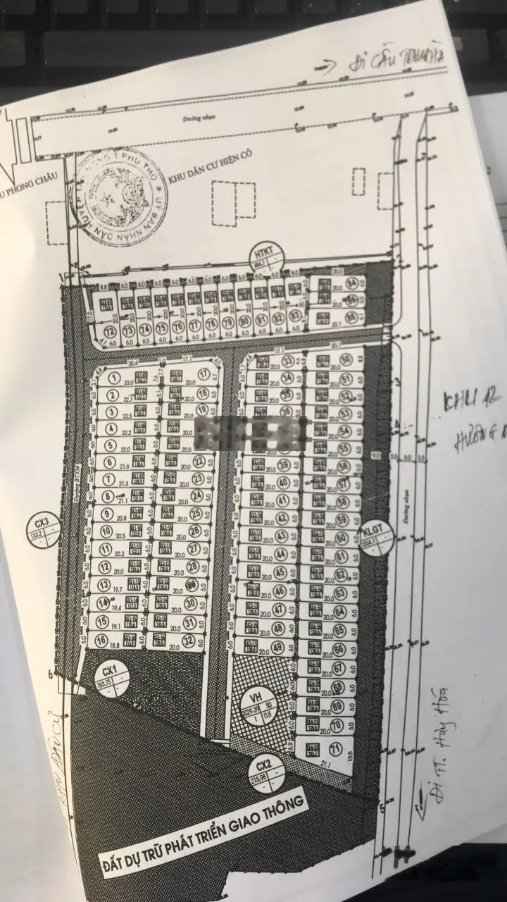 Bán lô đất 120m2, MT: 6m đấu giá khu 12 Hương Nộn - Tam Nông - Phú Thọ 0974 681 ***