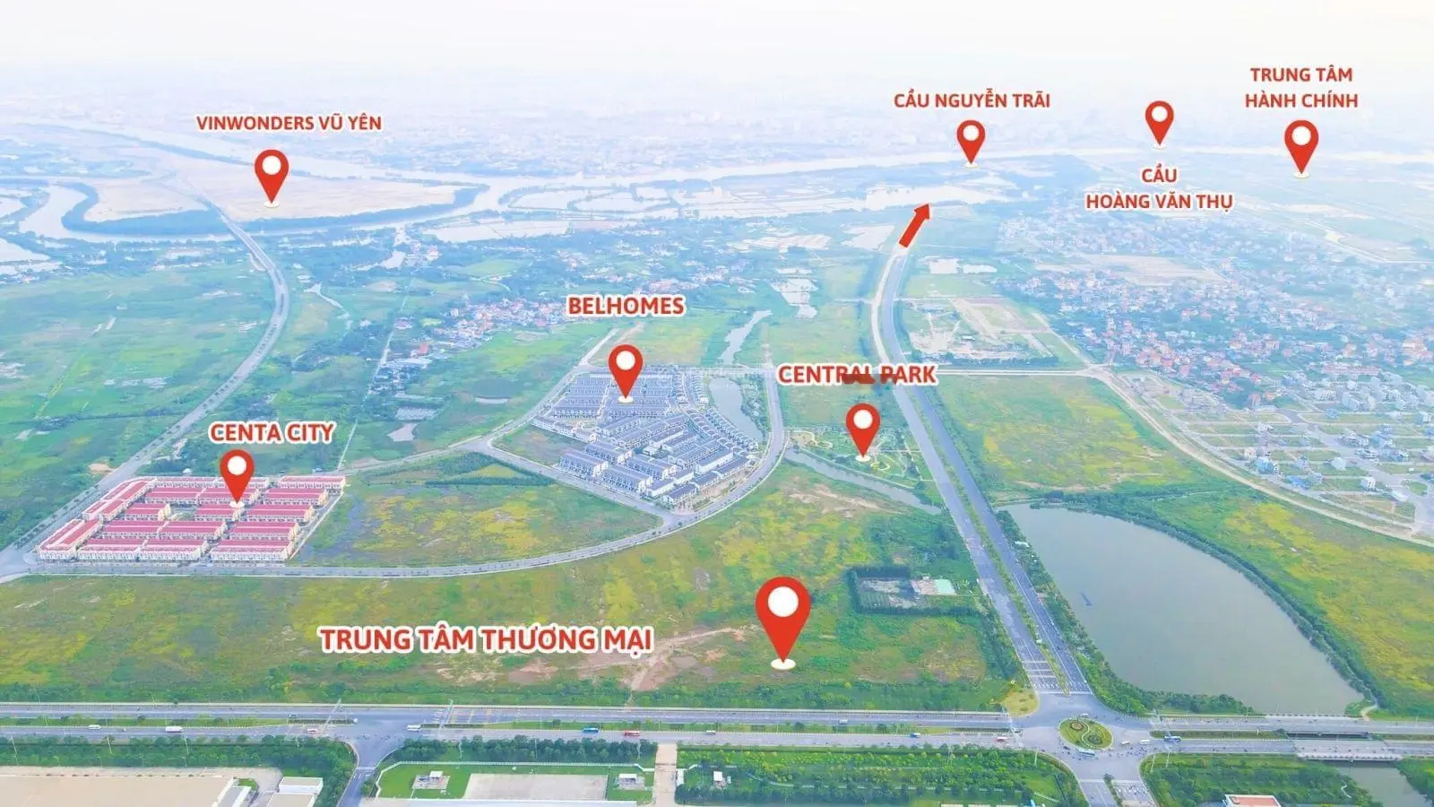 Duy nhất 1 căn liền kề Centa City cách công viên vài bước chân, giá 3.4x tỷ