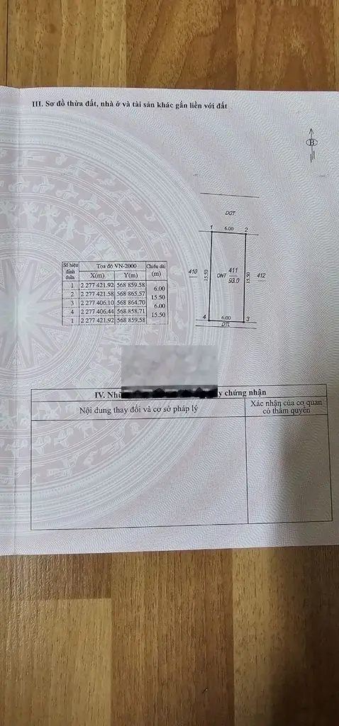 Bán đất thôn Dương Khê, Thái Hưng, Hưng Hà, tỉnh Thái Bình