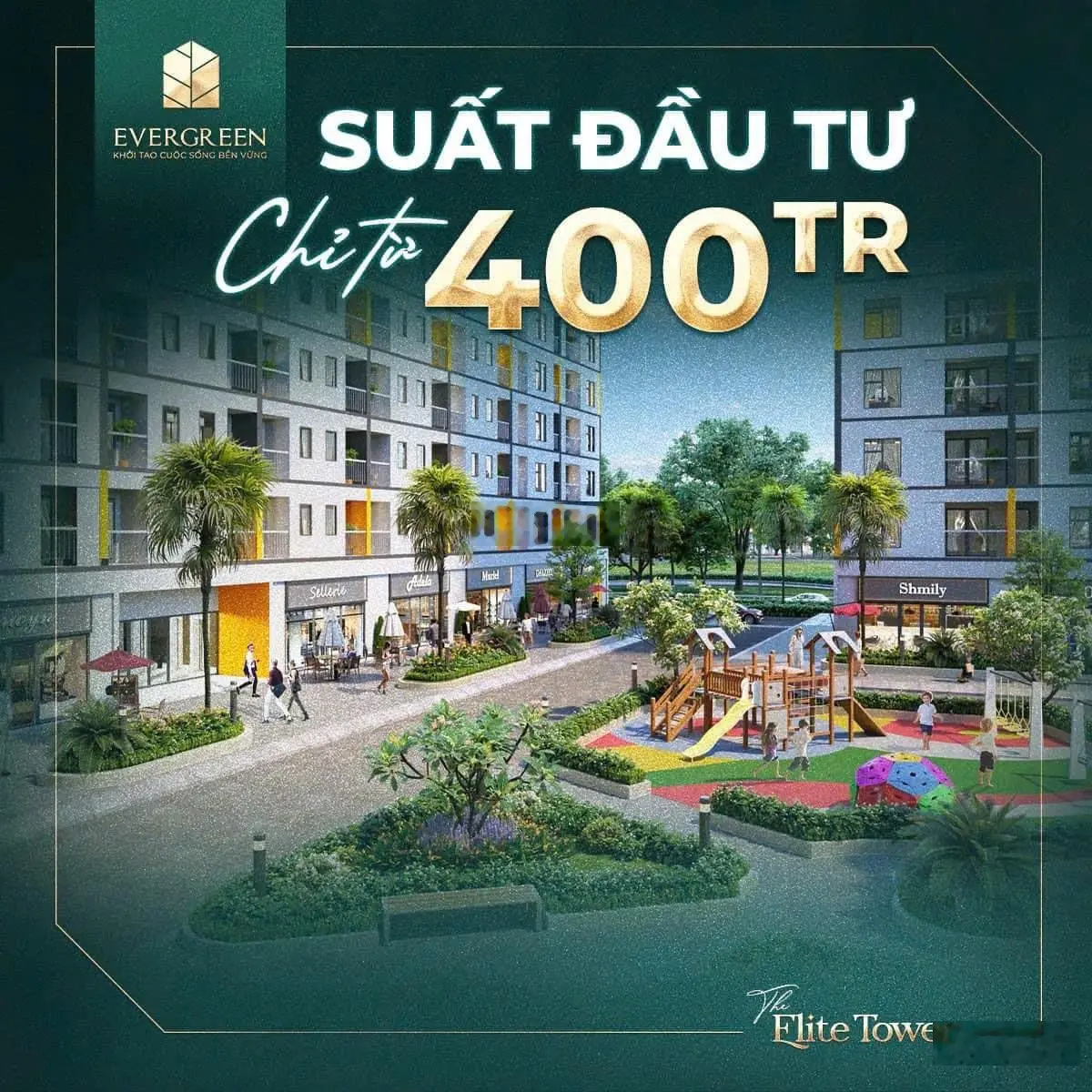 Chỉ 370 triệu có ngay căn hộ tại Evergreen Bắc Giang, Thị xã Việt Yên