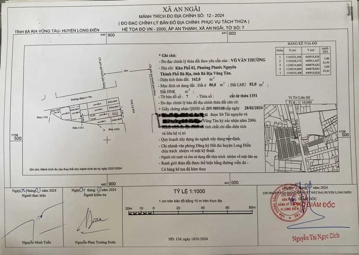 BÁN GẤP GIÁ SĨ 4 lô liền kề, đường Tỉnh Lộ 44A: 5x32=160m2/lô. LH: 0916 169 ***