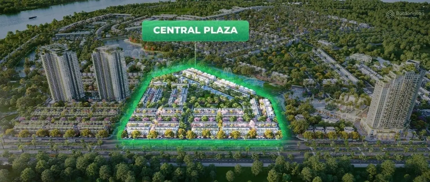 Chỉ với 2,3 tỷ sở hữu ngay căn nhà phố giữa 4 toà chung cư ở Central Plaza - Ecopark Vinh