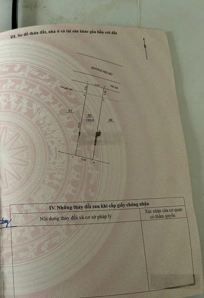 Bán đất tại khu tái định cư Bắc Hạ, giá tốt chỉ 3,6 tỷ, diện tích 110m2