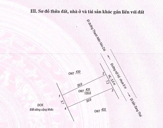 Đấu giá 5 tài sản đất xã Nghĩa Lợi, thị xã Nghĩa Lộ, tỉnh Yên Bái