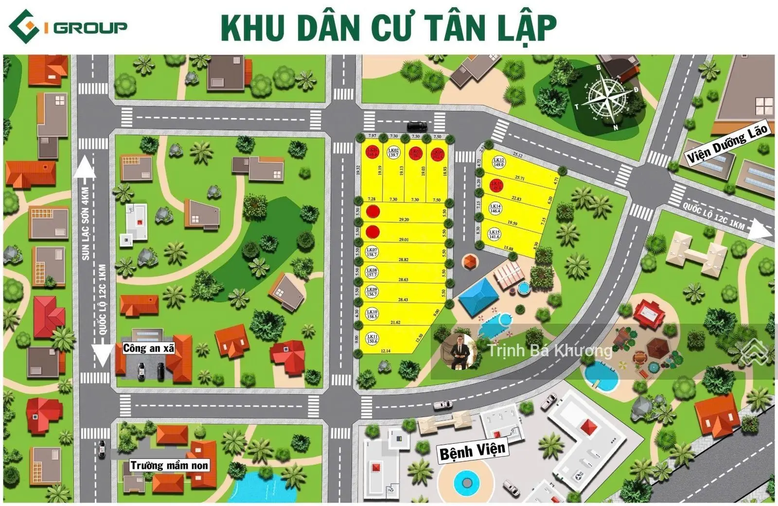 Bán đất 256 tr có 150m2 full thổ cư gần biệt thự Sun Group