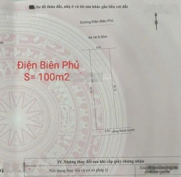 Chính chủ gửi bán cặp đất Điện Biên Phủ đoạn giữa Hà Huy Tập và Lê Độ