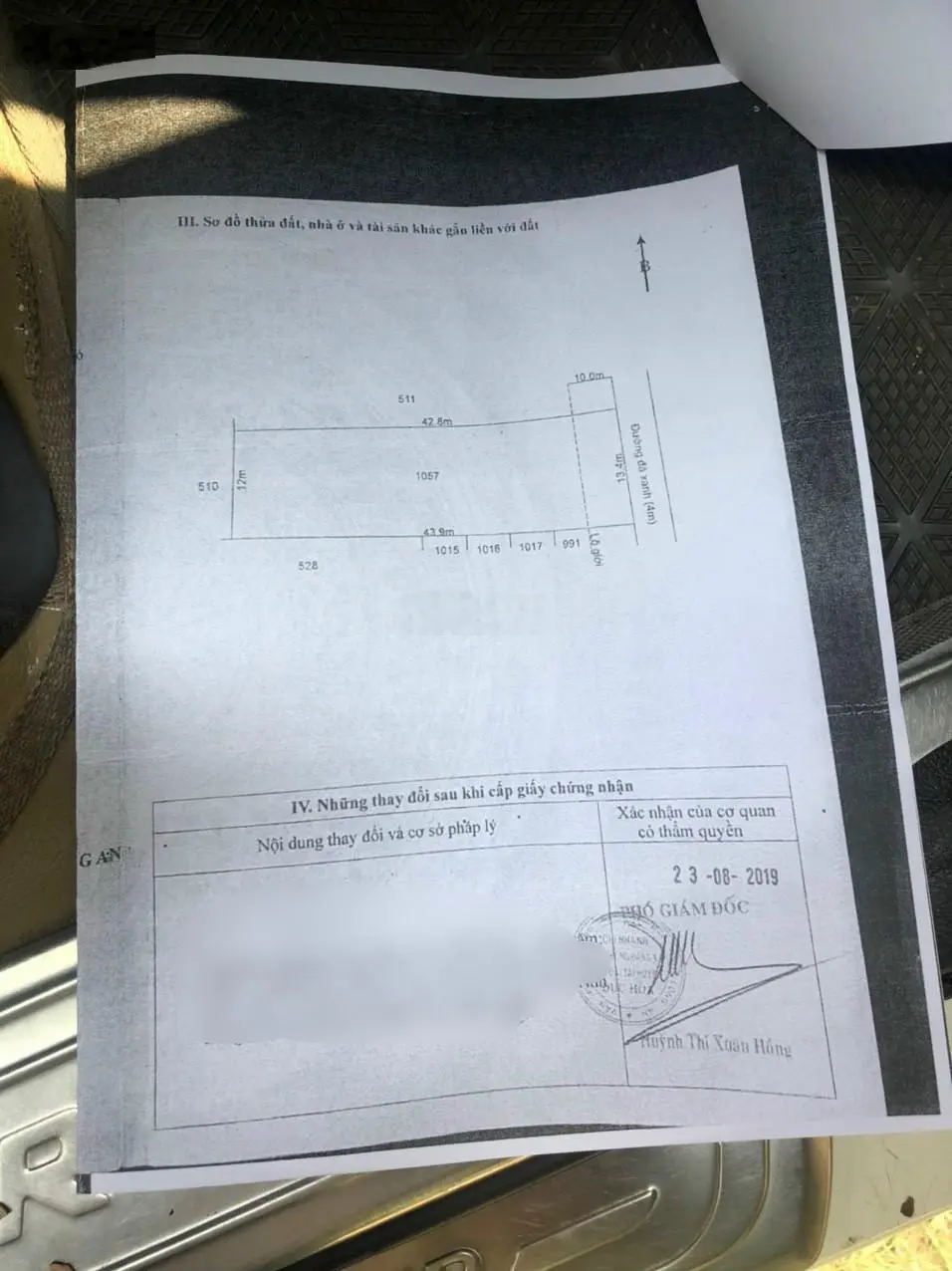 Bán 550m2 full thổ cư. Gần xã Hòa Khánh Nam, Đức Hòa Long An. Giá đầu tư