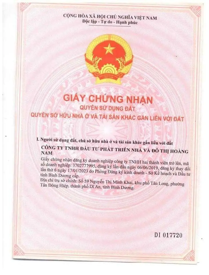 Dự án đất nền Hoàng Nam Uyên Hưng công chứng ngay - thanh toán trước 450 triệu sở hữu 0354 364 ***