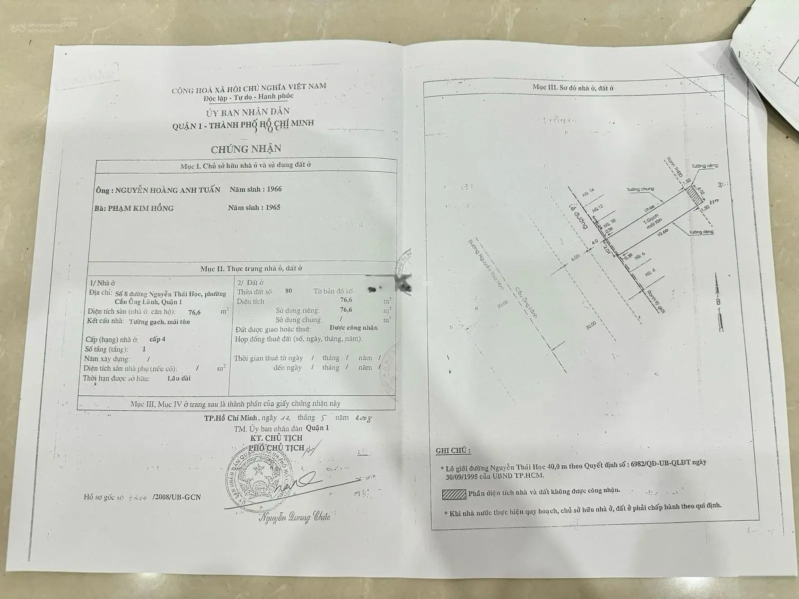 Bán nhà mặt phố tại Nguyễn Thái Học, Cầu Ông Lãnh, Q1, HCM giá 60 tỷ, CÔNG NHẬN 530m2, view đẹp