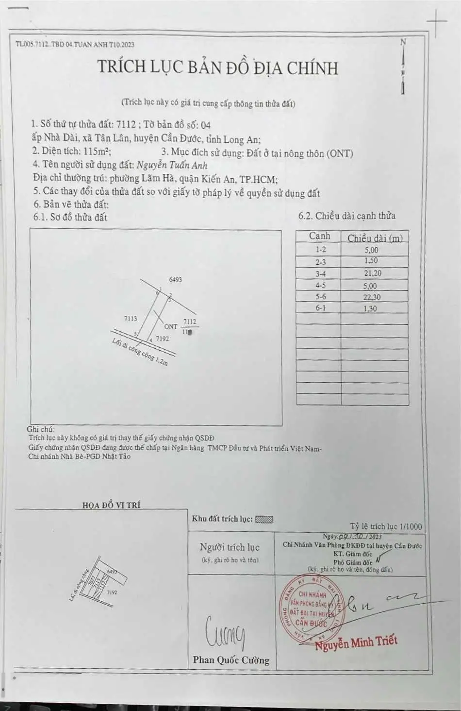 Bán gấp 115m2 full thổ cư đường 19 KDC Sài Gòn Centre Gate Cần Đước Long An