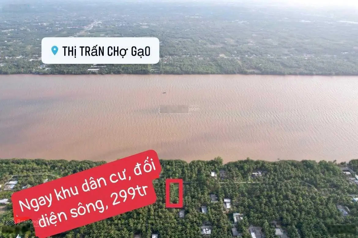 Giảm giá nhanh từ 300tr xuống còn 250tr lô đất view sông Tiền Giang