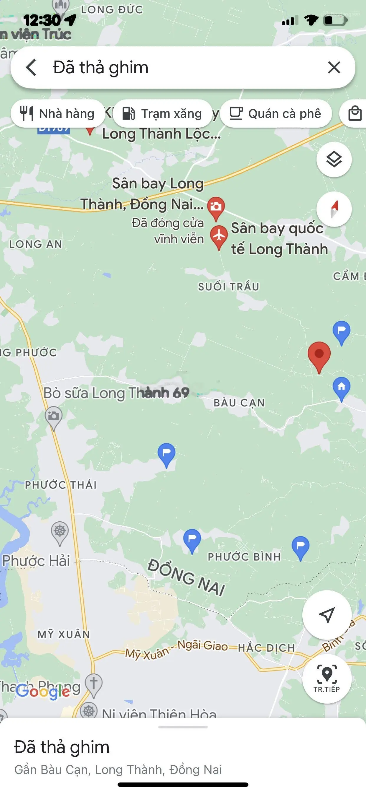 Bán đất xào Bàu Cạn giá rẻ sát sân bay