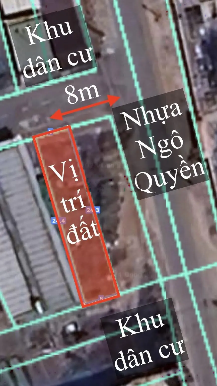 Bán đất nền đẹp tại đường châu văn liêm, giá 1,9 tỷ, diện tích 121m2