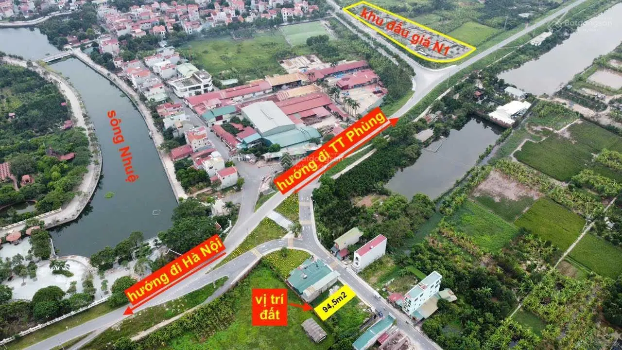 Bán đất giá 62 triệu/m2 tại Hạ Mỗ, Đan Phượng, Hà Nội