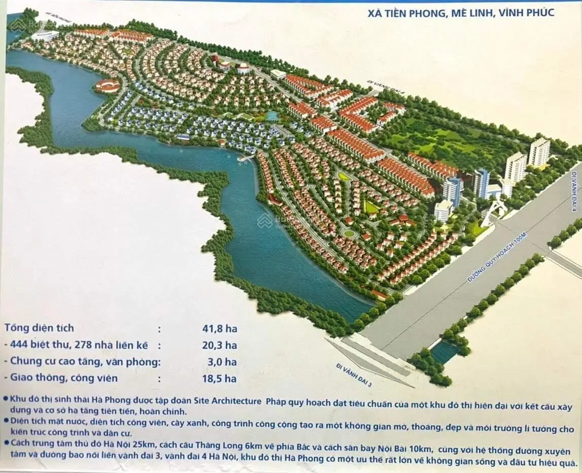 Bán 362m2 đất sẵn sang tên KĐT Hà Phong, MT: 18m, ô tô tránh, giá rẻ nhất khu vực