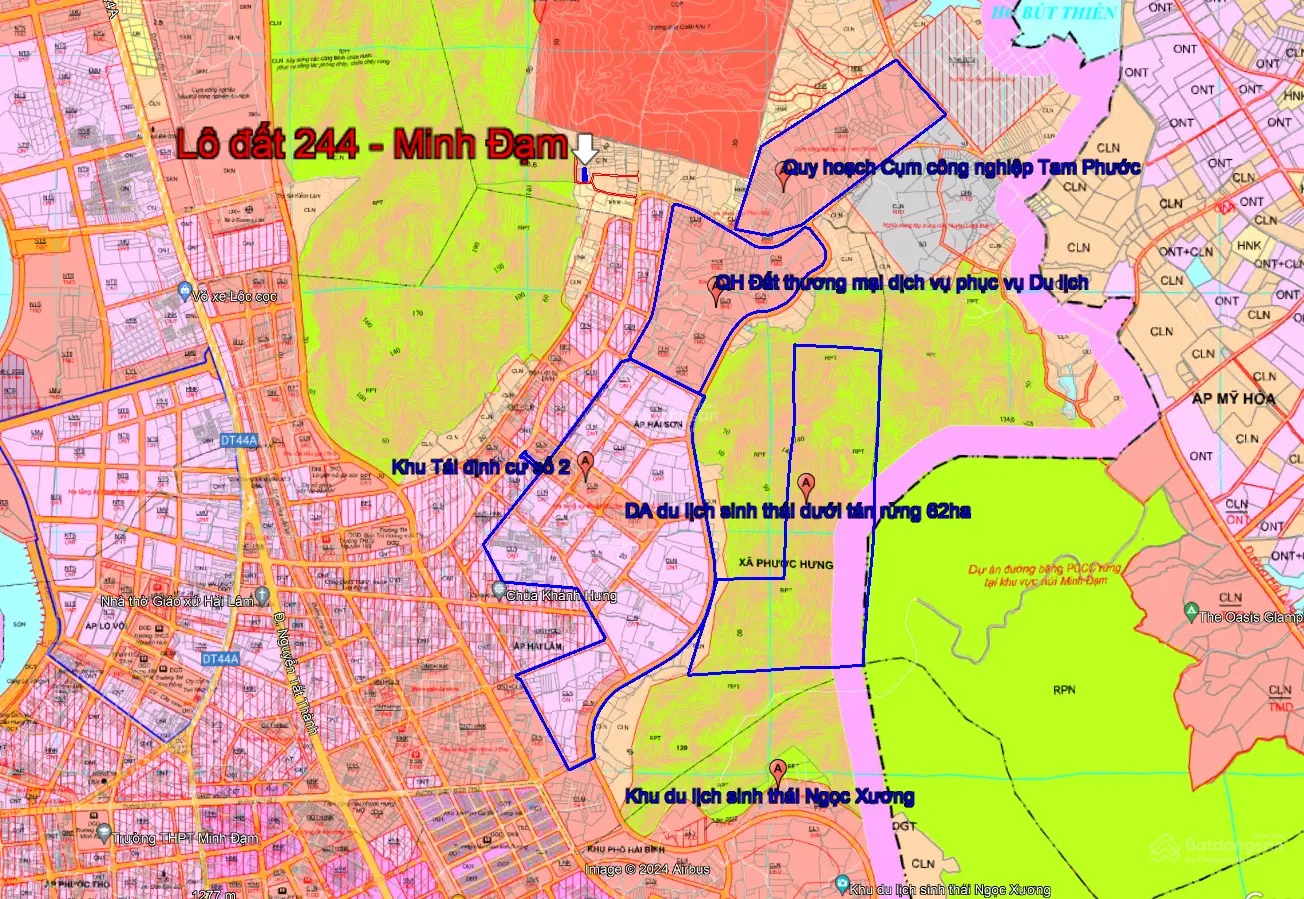 Đất Long Điền - Vũng Tàu. Đất đầu tư lâu dài, 9mx59m, DT: 507,6m2 - Giá 1.3 tỷ