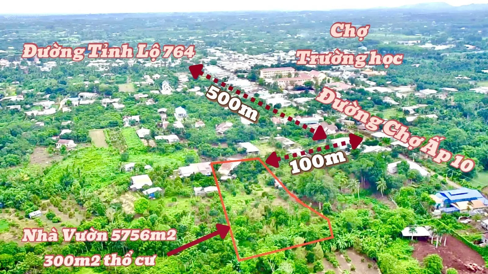 Bán nhà vườn View Suối 3.656m2, có 200m2 thổ cư tại KDC Ấp 10 TL764, Xuân Tây, Cẩm Mỹ, Đồng Nai