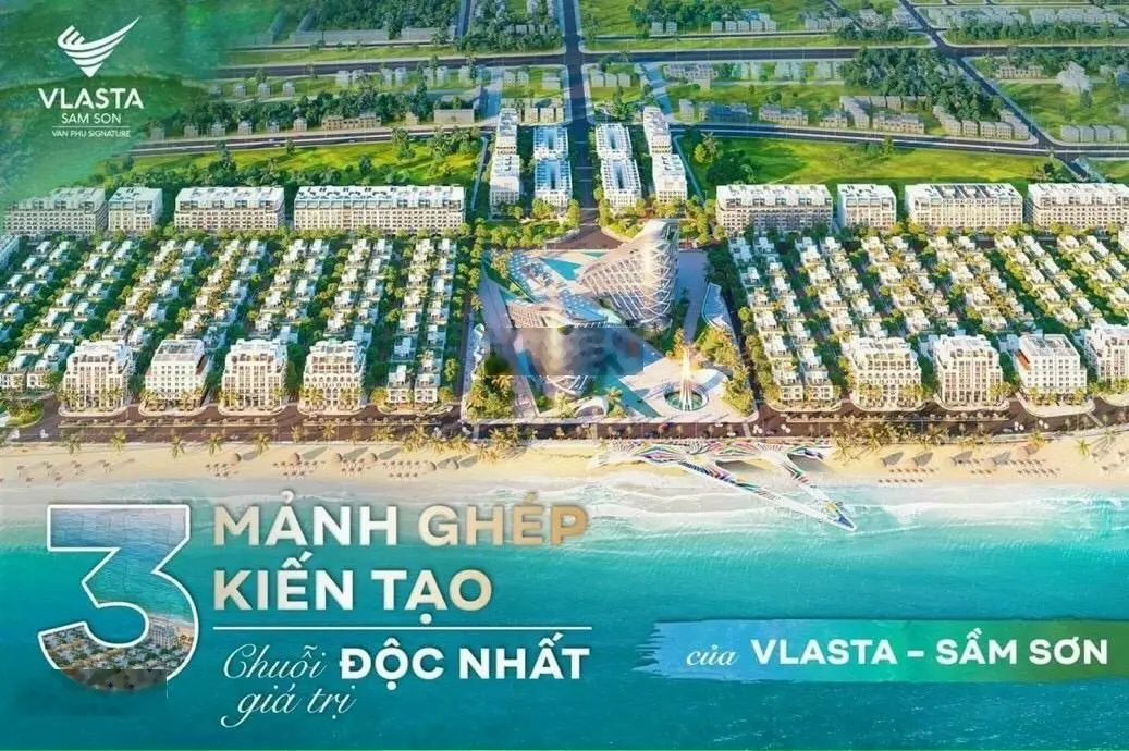 Bán biệt thự biển Vlasta Sầm Sơn nhiều tiện ích tại Vlasta Sầm Sơn, 11 tỷ VND, 252m2