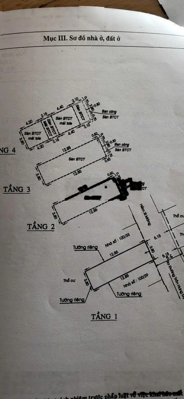 Siêu phẩm Nhà 4 lầu, 6PN, hẻm 100 Trần Hưng Đạo, phường Phạm Ngũ Lão, Quận 1, TPHCM