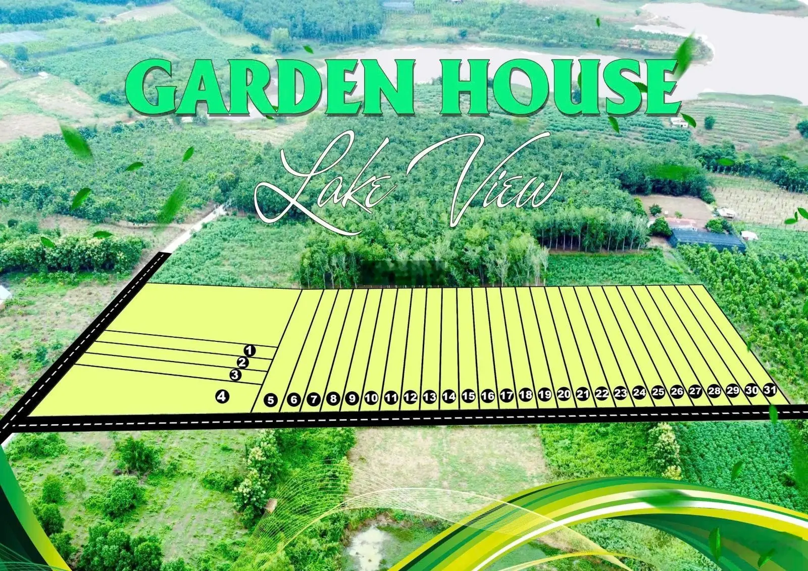 Ngộp ngân hàng bán 189 triệu 275m2 trong đó 100m2 thổ cư. View hồ sông bé công chứng liền