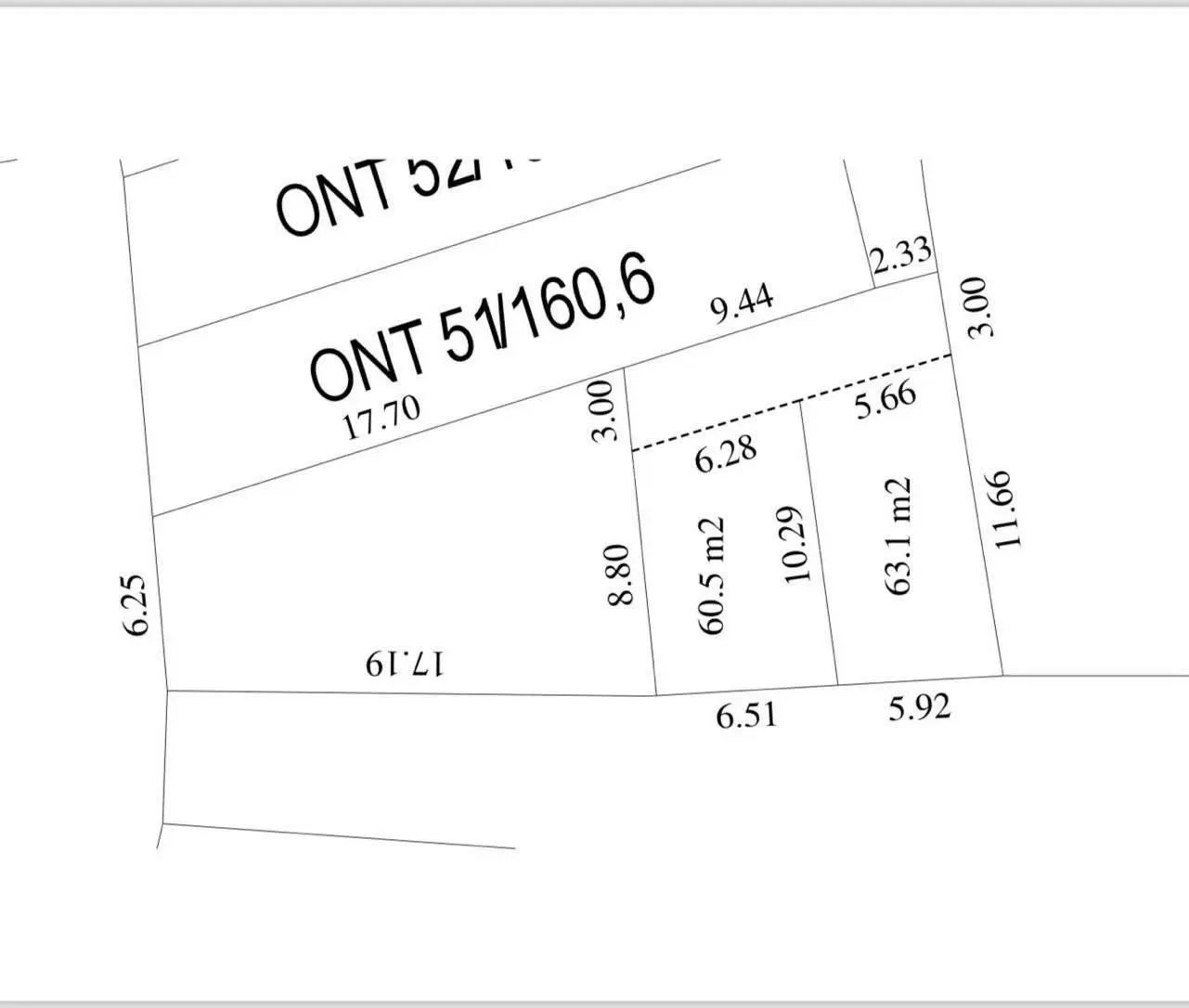 60,5m2 đất. Mặt tiền hơn 6m. Ô tô tận đất. Cách trục chính kinh doanh chỉ 50m giá 600 triệu