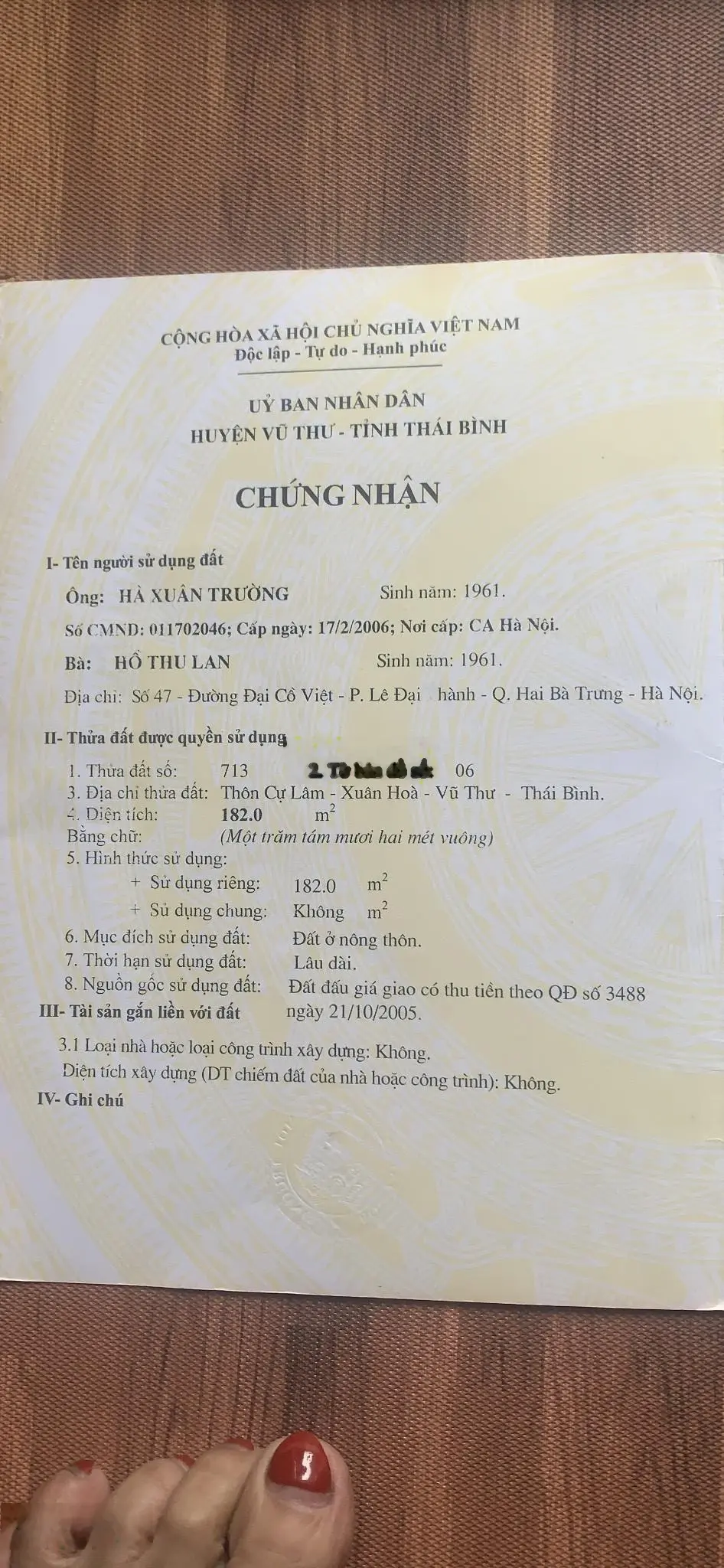 Bán đất tại đường tỉnh lộ 223, 2,2 tỷ vnd, 364m2 - chính chủ uy tín - chất lượng