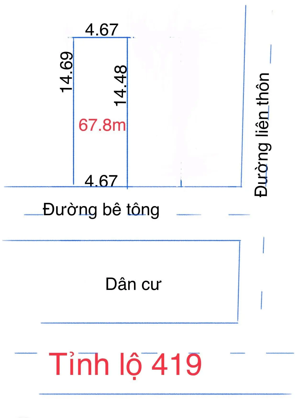 Cần bán mảnh đất diện tích 68m2, full thổ cư tại Bột Xuyên, Mỹ Đức