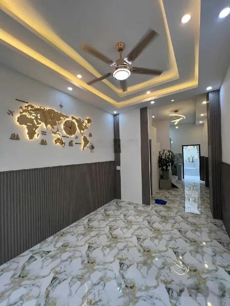 Bán nhà ở Bùi Thanh Khiết Tân Túc Bình Chánh 79,8m2 4,2x19m SHR hẻm thông 5m cách quốc lộ 1A 800m