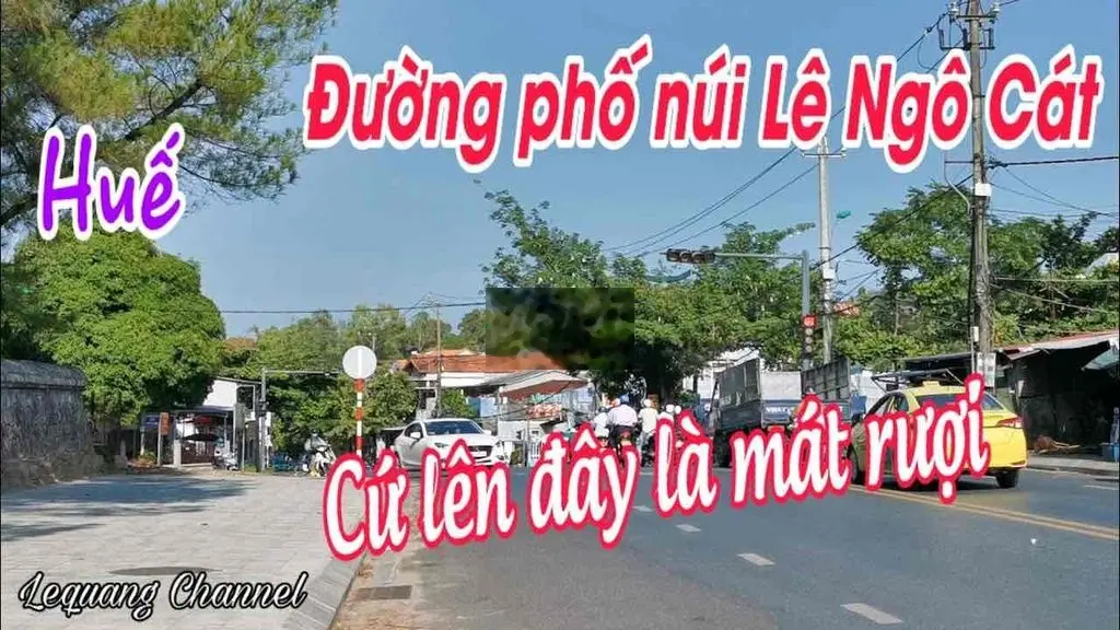 ĐẤT ĐẸP MẶT TIỀN LÊ NGÔ CÁT 6x20 VUÔNG VỨT - Gần Ngay Cafe Vối