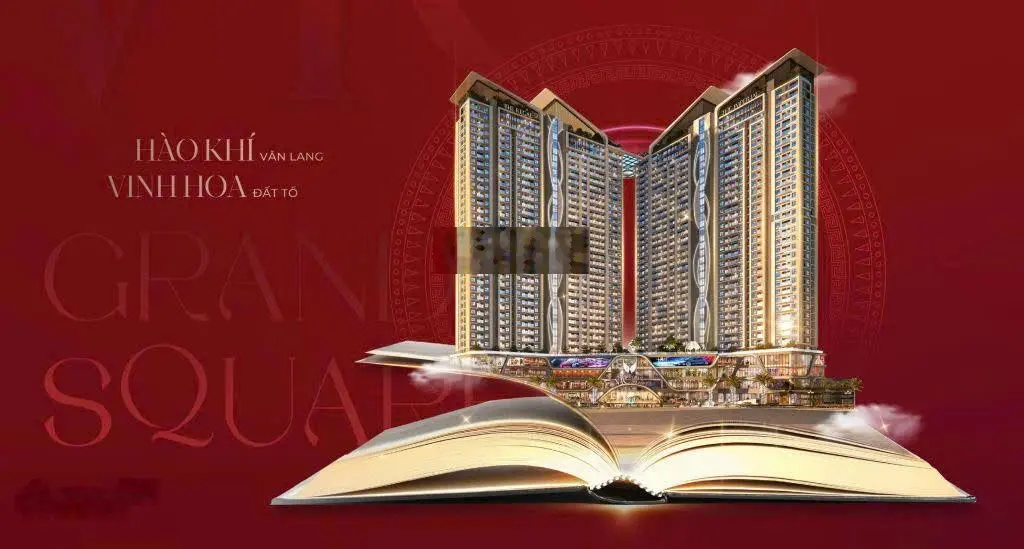 Quỹ căn 1 ngủ 35m2 dự án Vic Grand Square siêu đẹp, vốn ban đầu 150tr, NH cho vay LS 0%, CK 14%