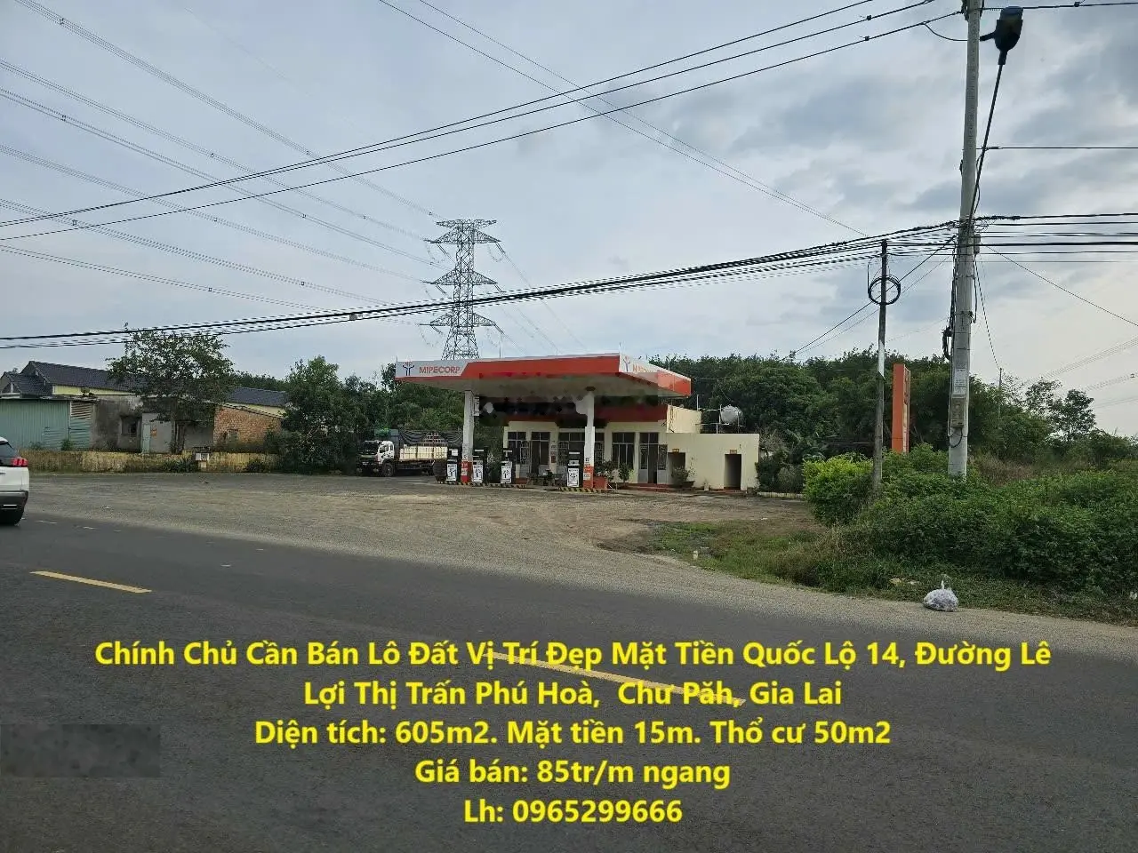 Cần Bán Lô Đất Vị Trí Đẹp Mặt Tiền Quốc Lộ 14, Đường Lê Lợi Thị Trấn Phú Hoà, Chư Păh, Gia Lai