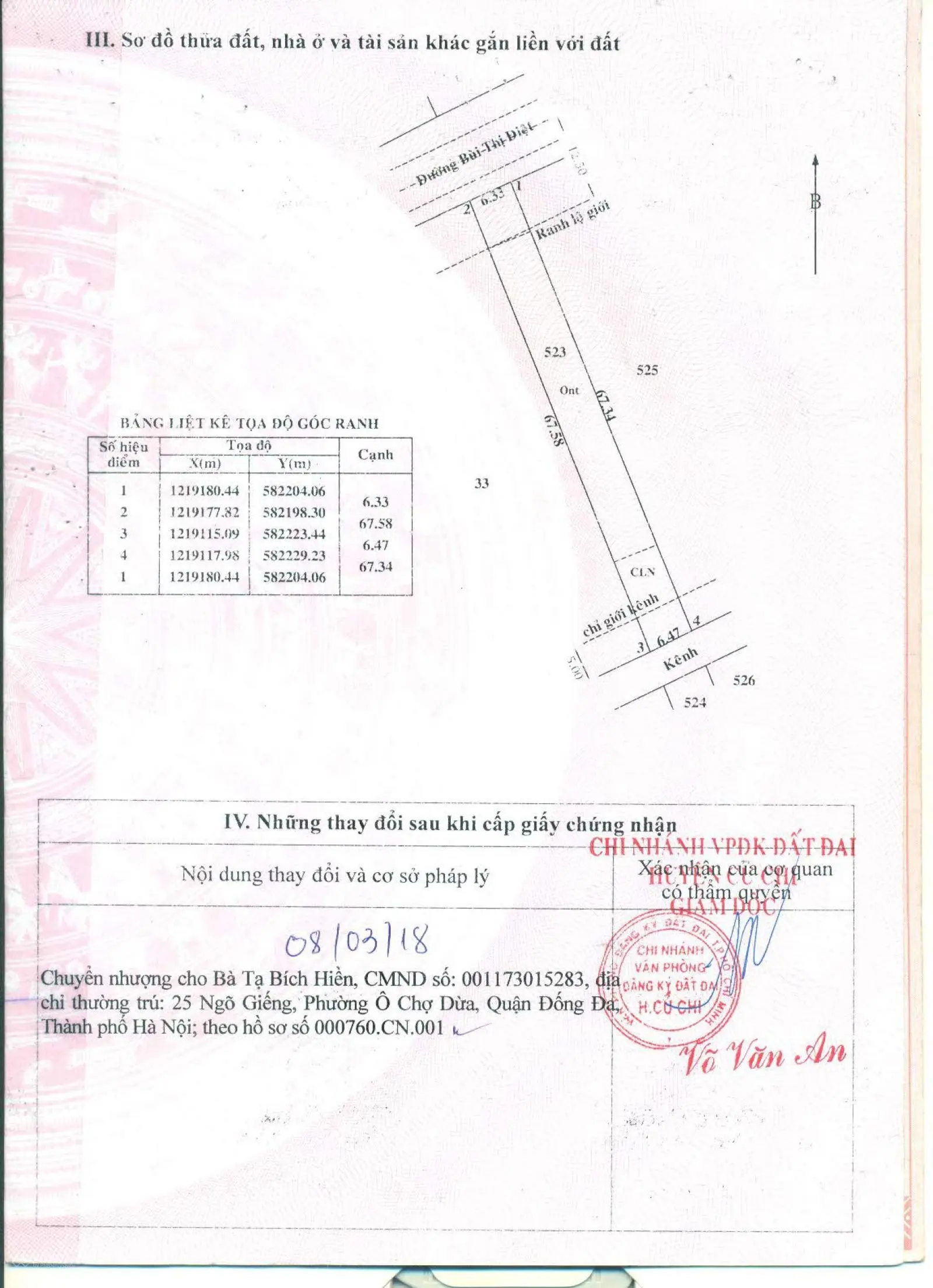 Chính chủ bán đất mặt tiền đường Bùi Thị Điệt