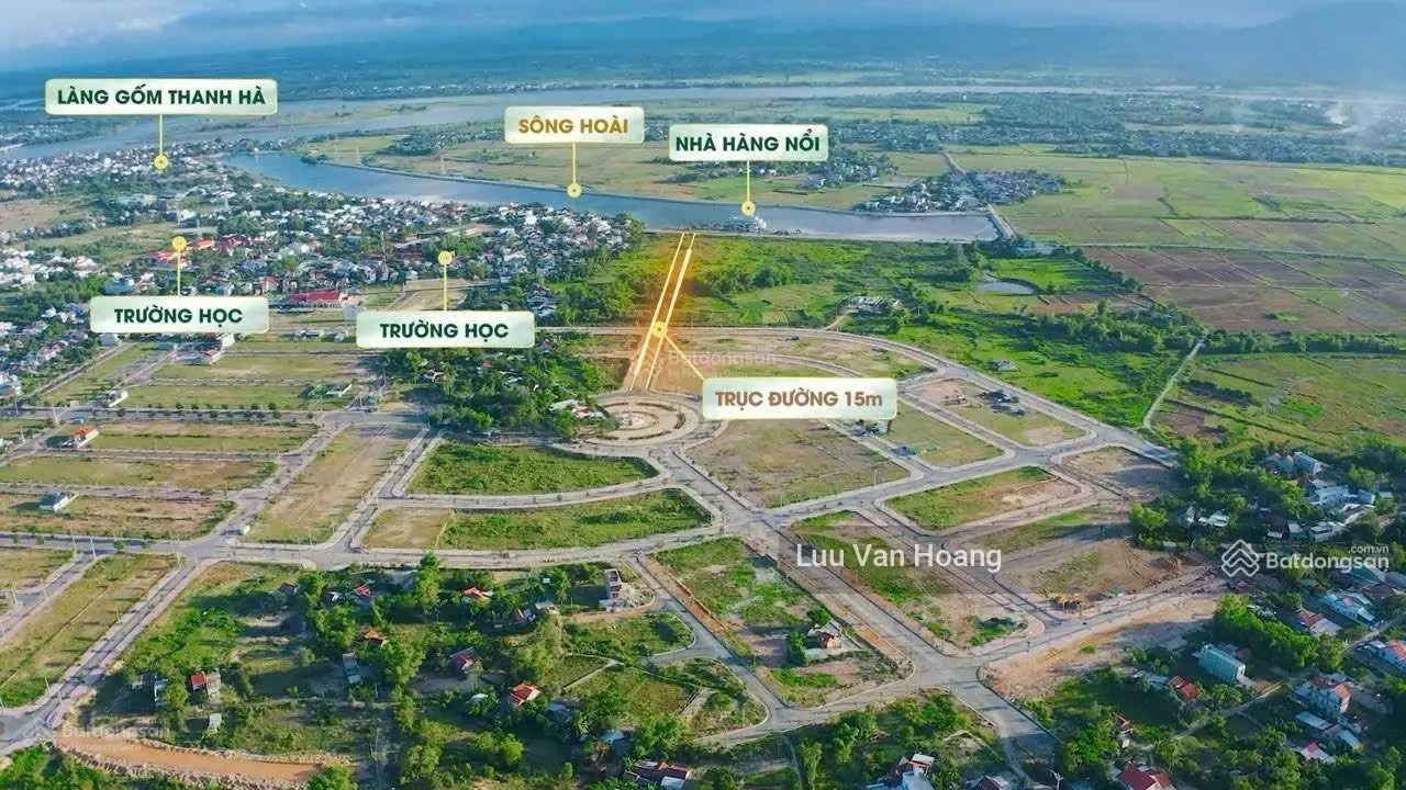 Dự án đất nền cuối cùng cách phố cổ Hội An 4km cách sân bay Đà Nẵng 25km, giá chỉ 15.4 tr/m2