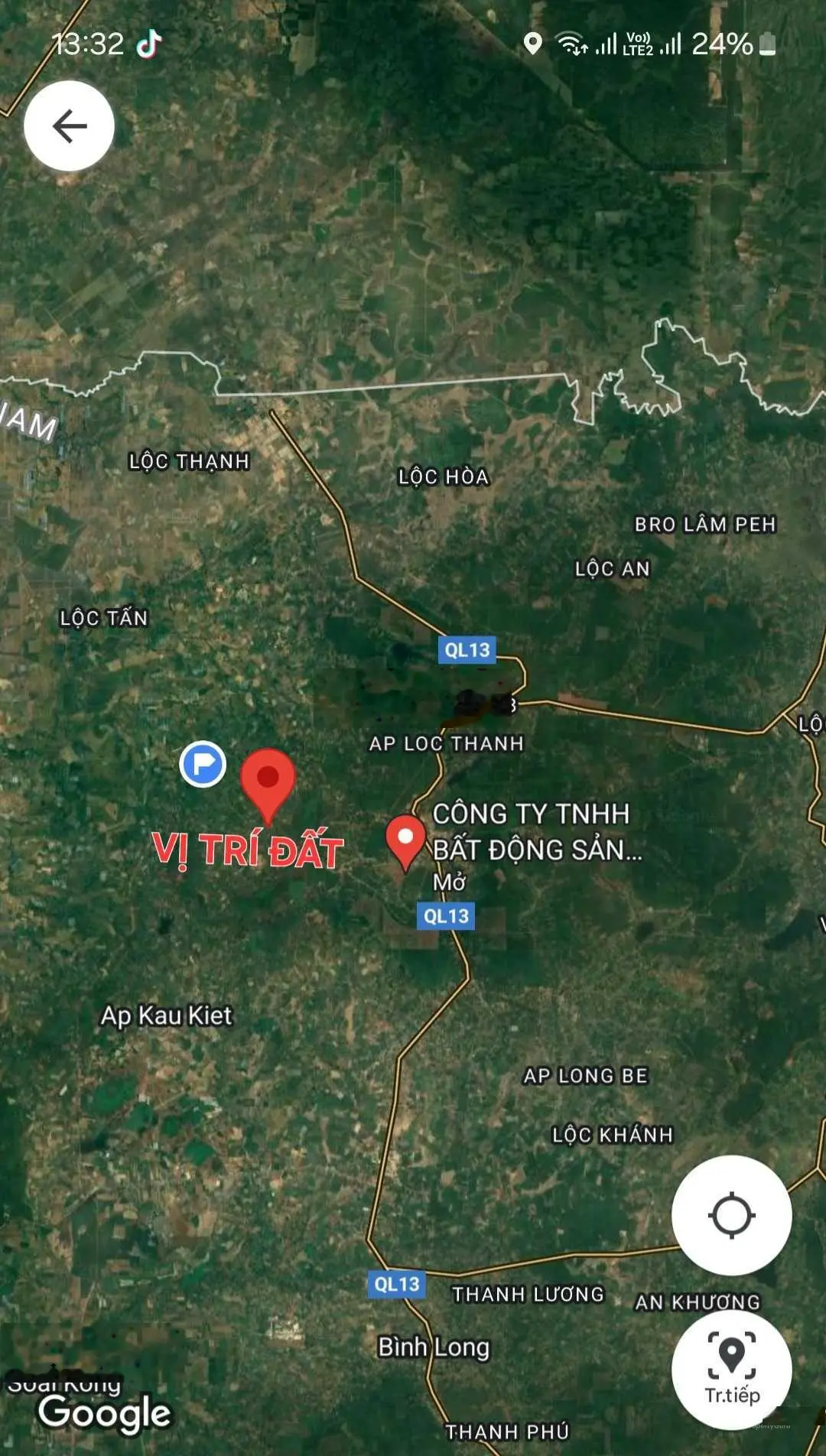 Bán 3 lô đất - Giá 420tr - Lộc Thiện - Lộc Ninh (Bình Phước)