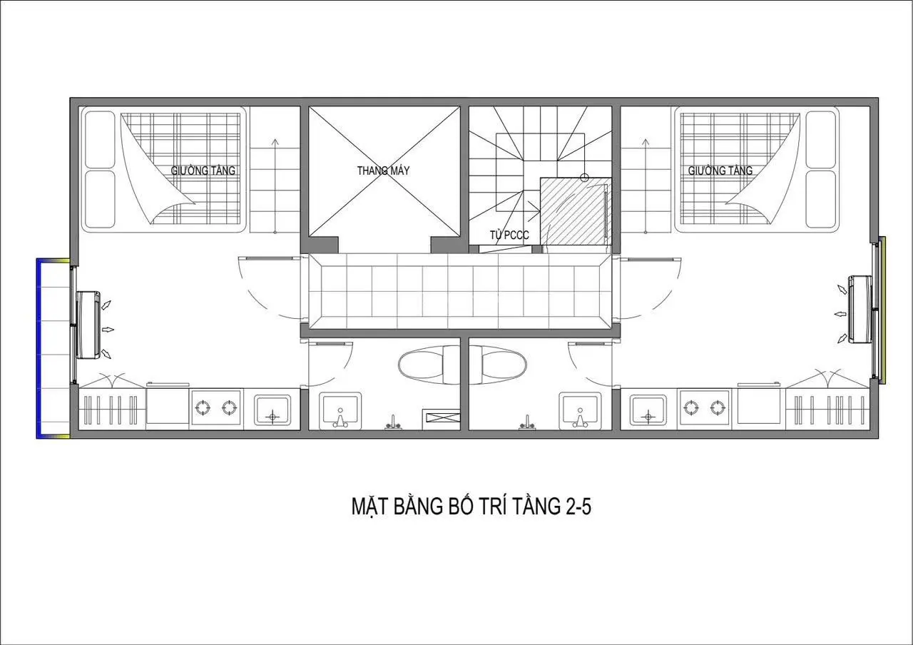 Cần bán gấp trước tết nhà mới 5 tầng thang máy phố Bạch Đằng cách phố 30m. Thiết kế 8 phòng full NT