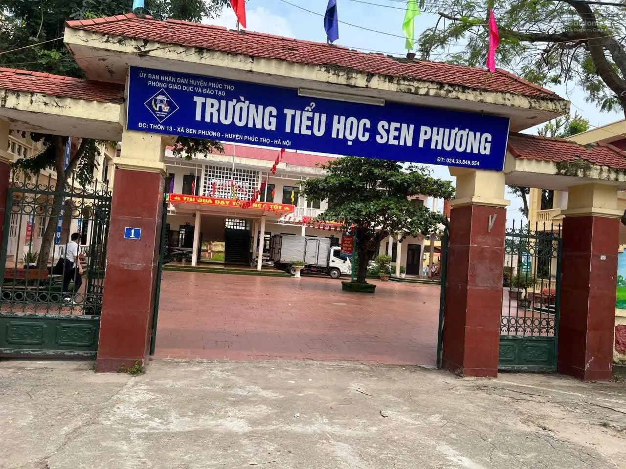 Bán đất 74,5m tại Sen Phương, Phúc Thọ, Hà Nội Đối diện cổng trường tiểu học, giá đầu tư