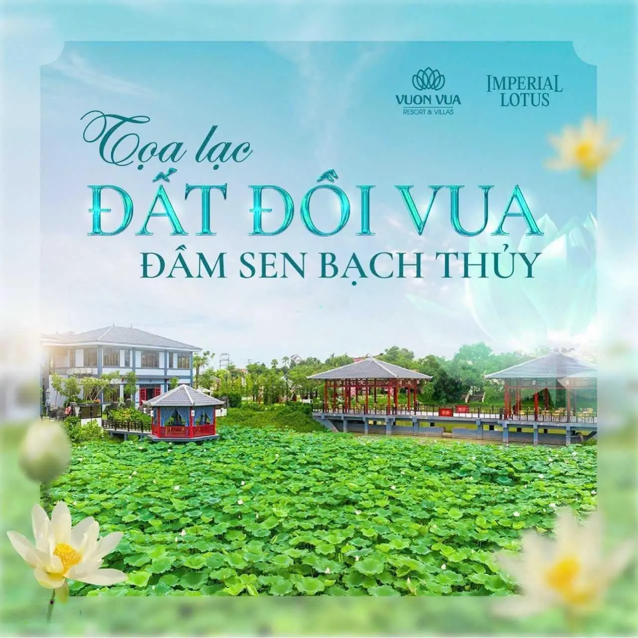 Từ 14,5tỷ cực hiếm, biệt thự Onsen siêu vip 5* Vườn Vua Kim Liên - HG 512m2 đã xây 100%, CK tới 2tỷ