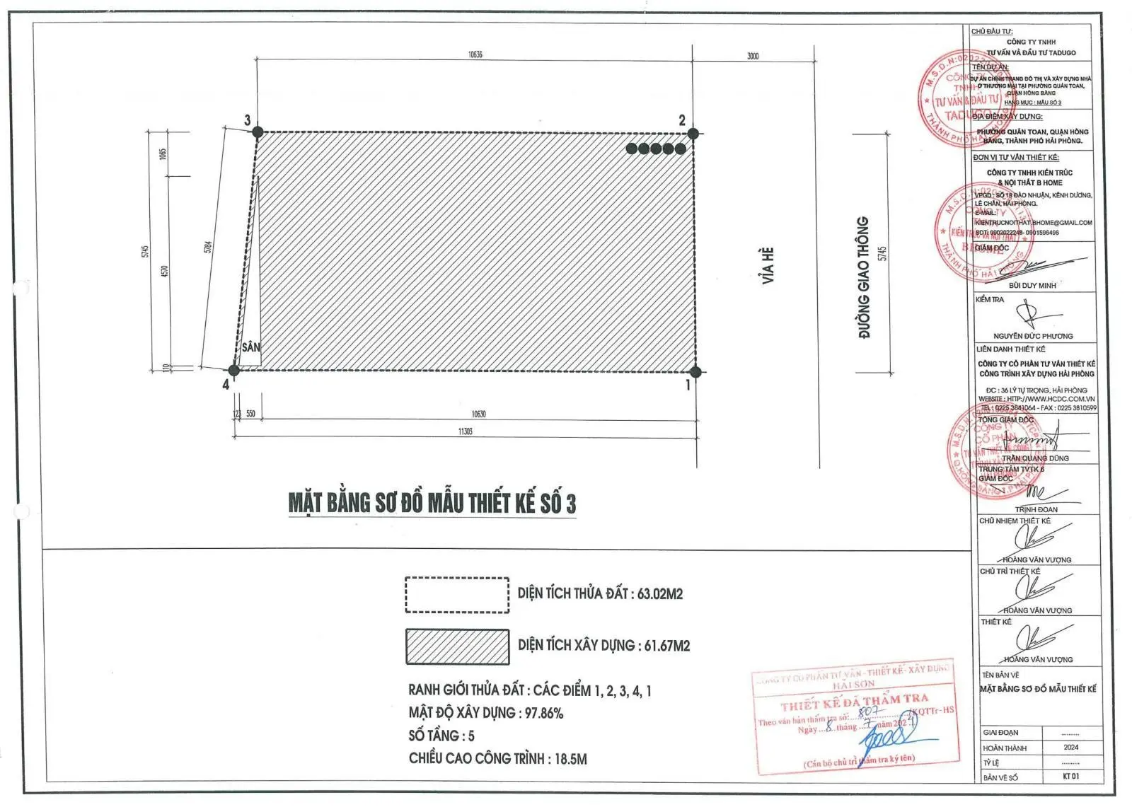 Bán shophouse 5 tầng dự án Hồng Bàng Midtown Quán Toan giá đầu tư f0