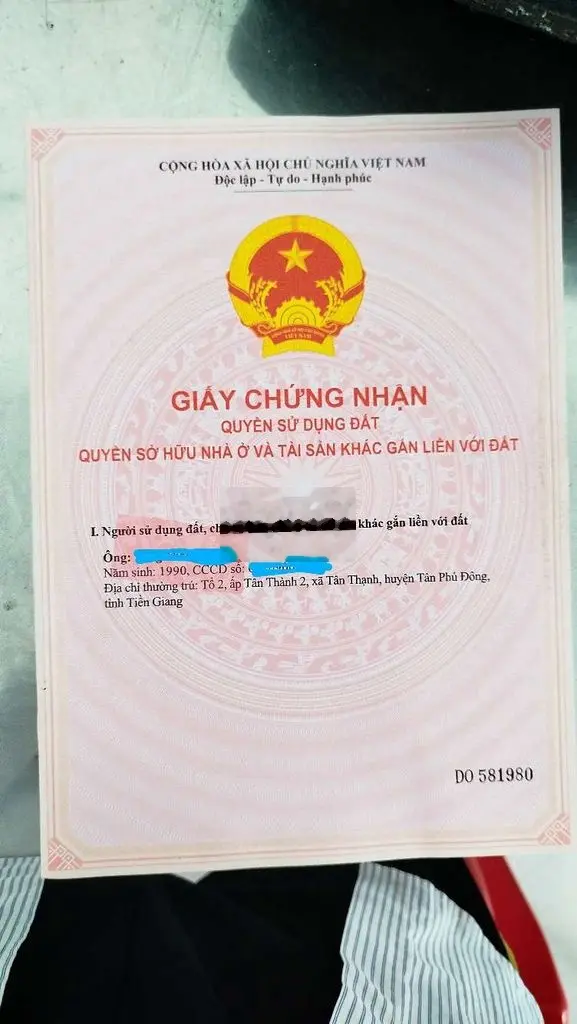 Bán đất Tân Phú Đông