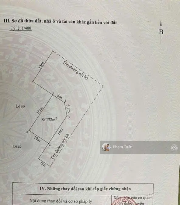 Lô góc mặt đường 30m đất tái định cư tại Đằng Hải (B384) LH 0917696698