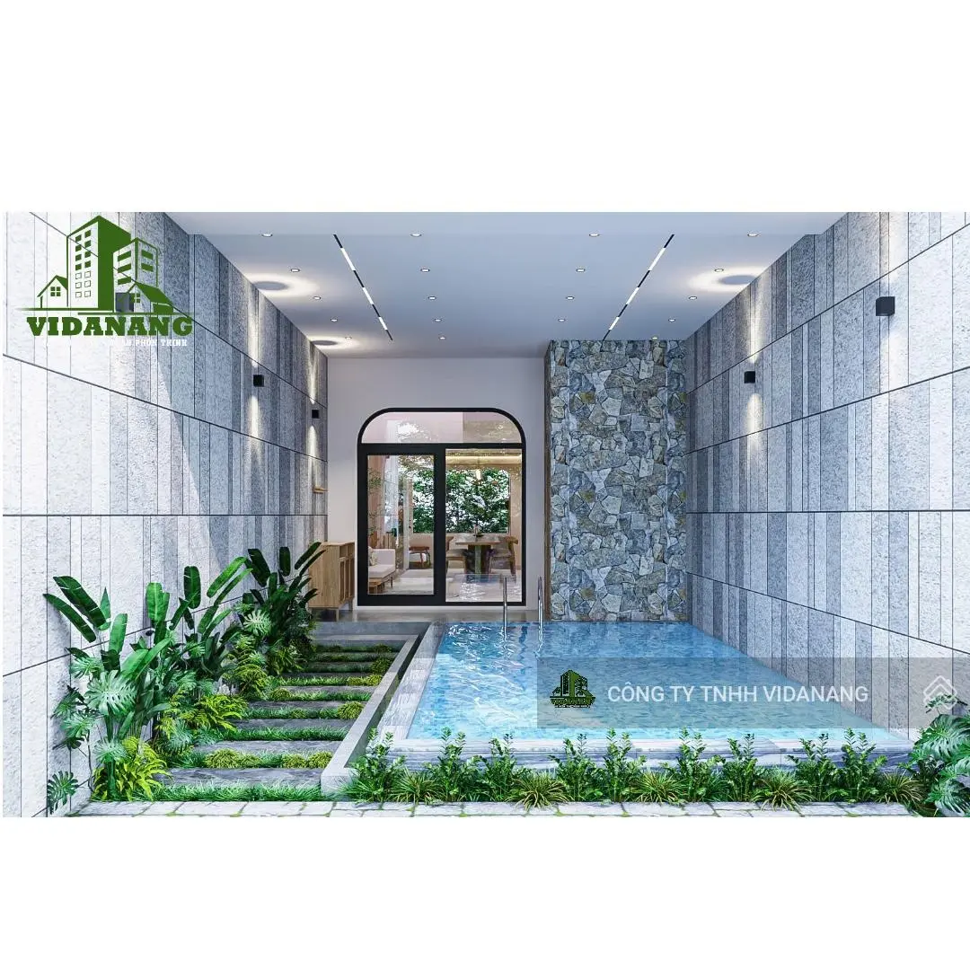 Siêu mini villa KĐT Nam Việt Á, có hồ bơi. Nội thất cực Xinh và Chill. Ở hoặc cho thuê, KD Abnb