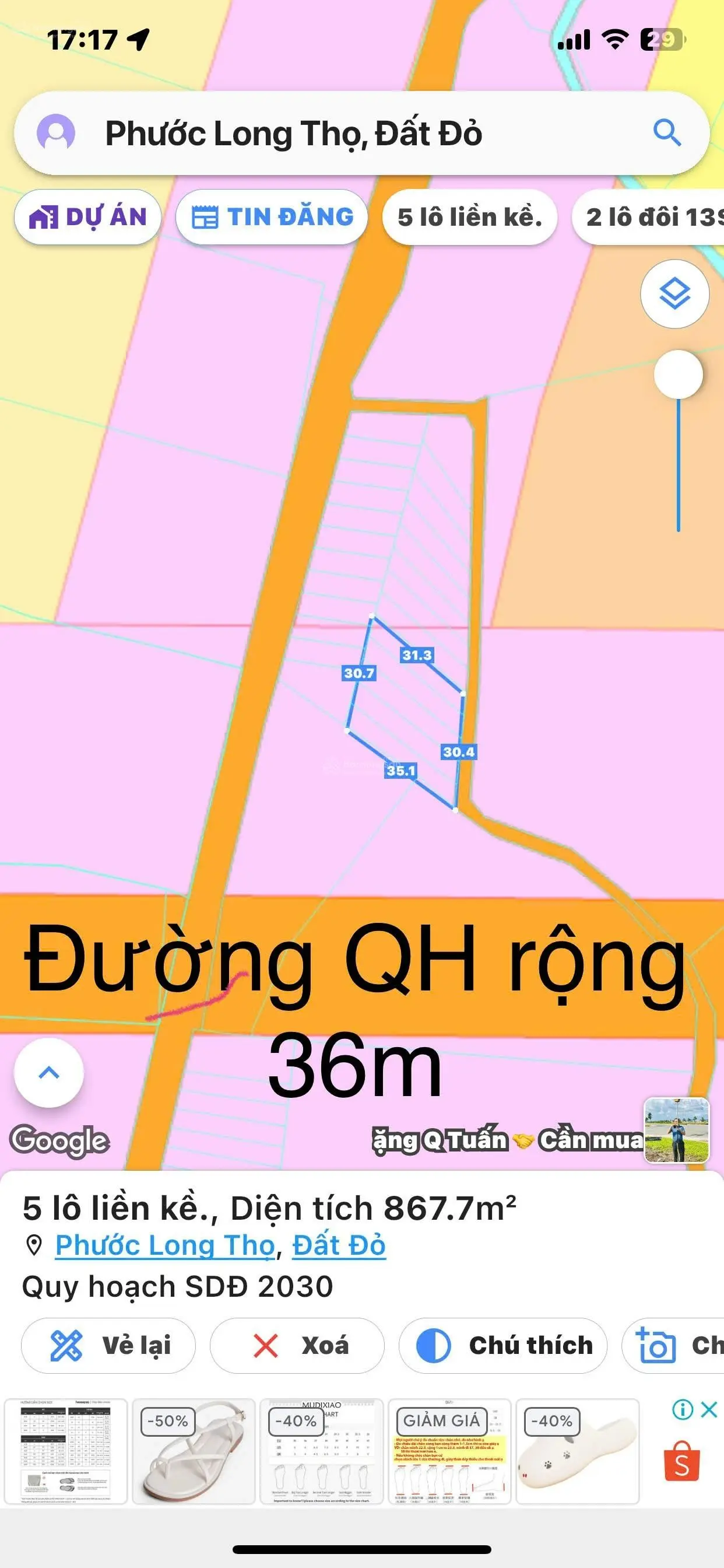 Giá tốt cho sĩ 5 nền,sổ riêng từng nền, cách khu công nghiệp rộng 500ha chỉ 1,2km