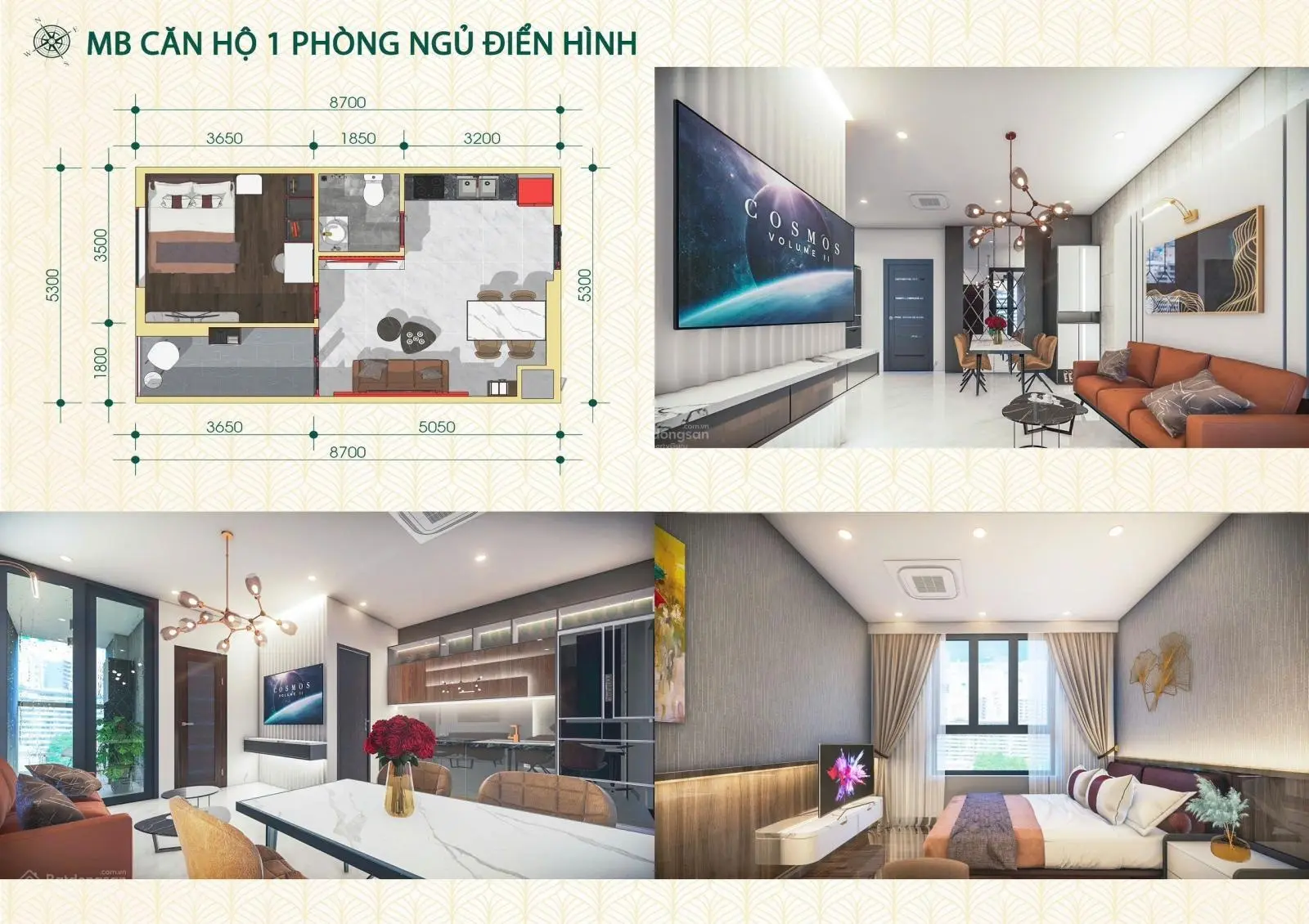 Bán căn hộ 42m2 tại nhịp điệu xanh - giá tốt nhất chỉ 1,389 tỷ vnd